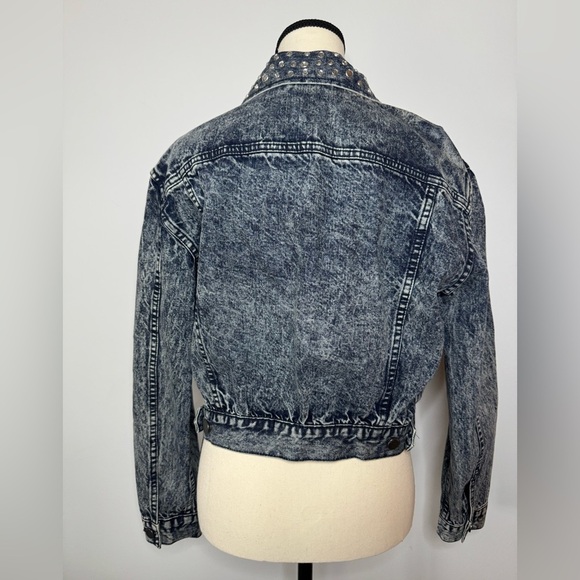 Alice + Olivia Embellished Crystal Denim Jacket – Size M - Picture 3 of 16